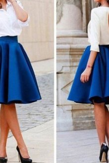 Особенности полудлинной юбки